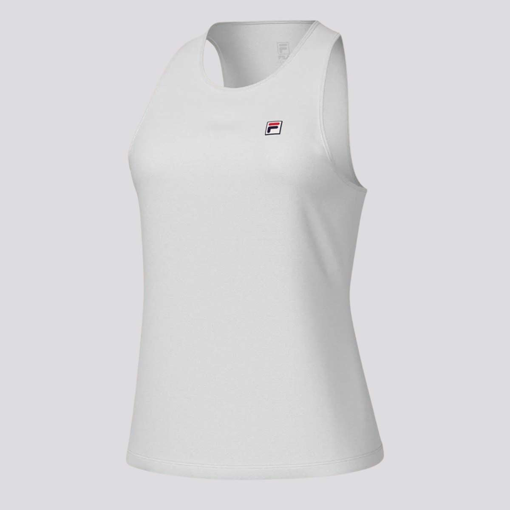 Regata Fila Tennis Basic Tank Feminina Branca Regata Fila Tennis Basic Tank Feminina Branca