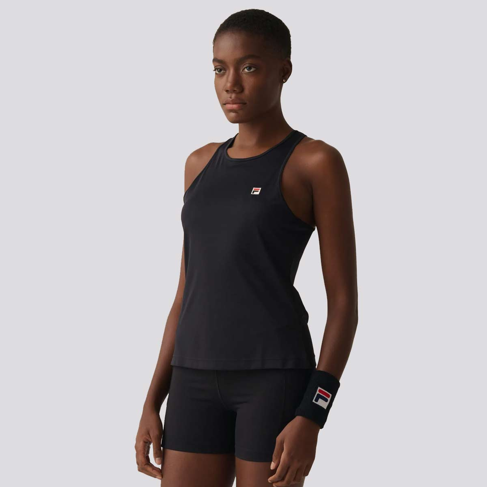 Regata Fila Tennis Basic Tank Feminina Preta Regata Fila Tennis Basic Tank Feminina Preta