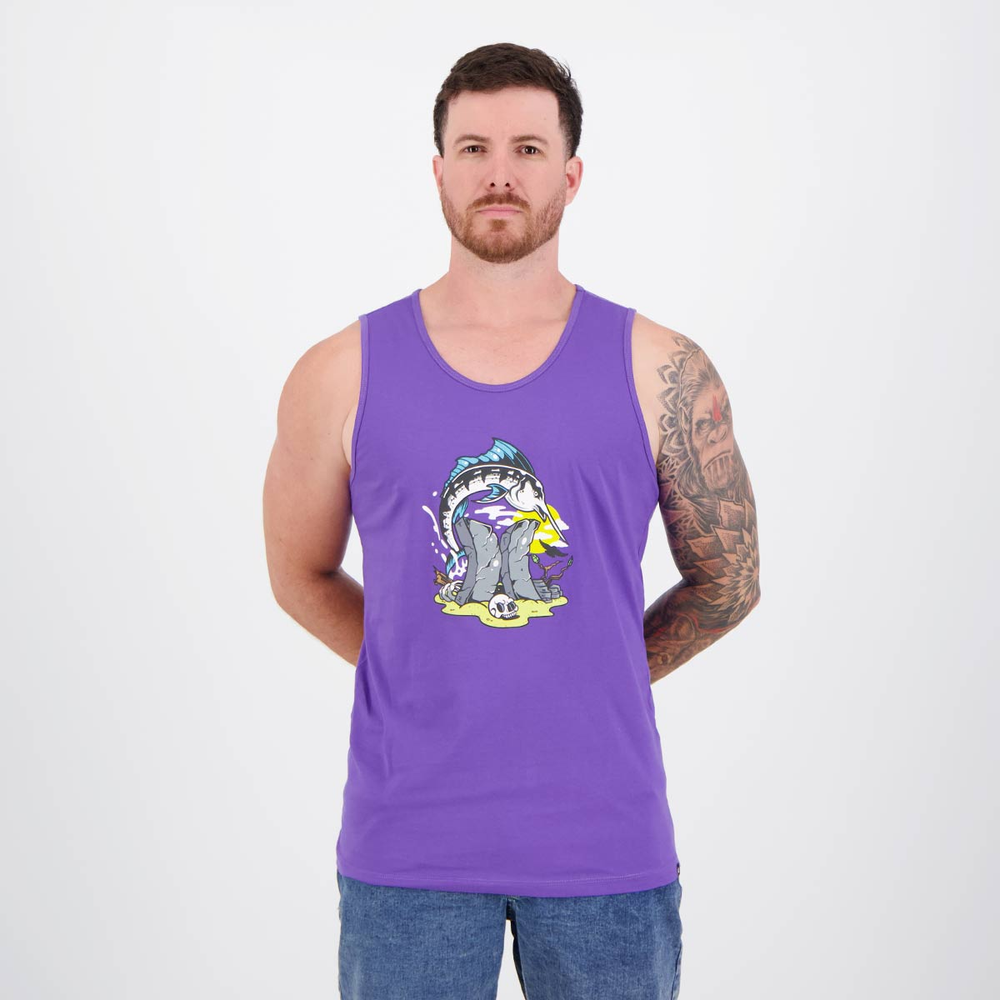 Regata Hurley Bedrock Roxo Regata Hurley Bedrock Roxo