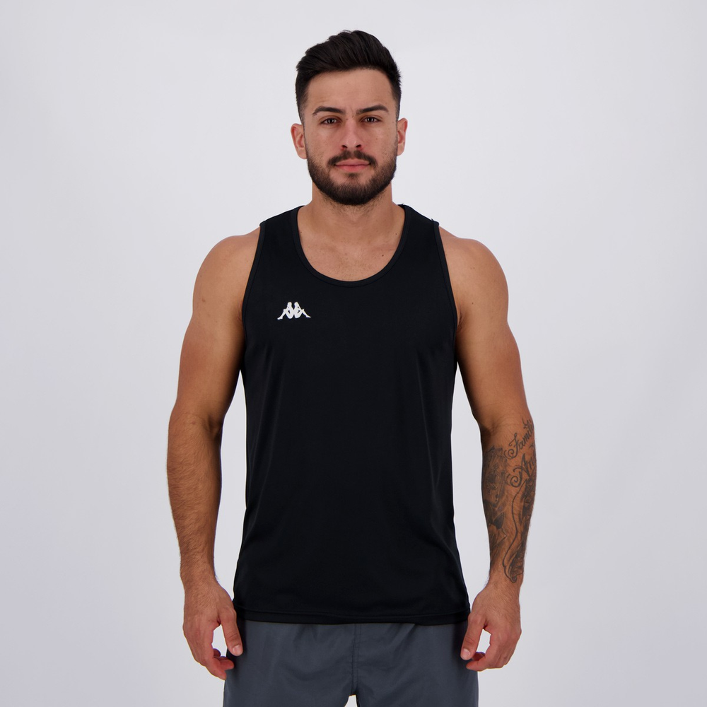 Regata Kappa Basic Preta Regata Kappa Basic Preta