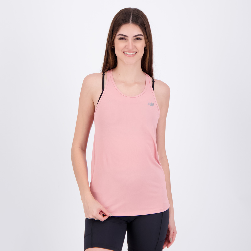 Regata New Balance Sport Essentials Feminina Rosa Regata New Balance Sport Essentials Feminina Rosa