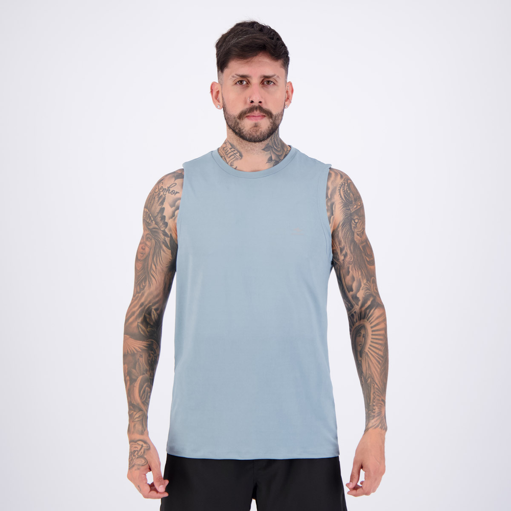 Regata Nicoboco Machão Fitness Rourke Cinza Regata Nicoboco Machão Fitness Rourke Cinza