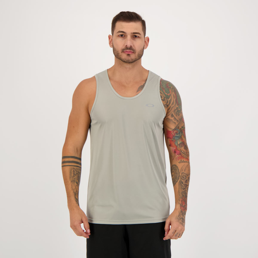 Regata Oakley Daily Sport Tank III Cinza Regata Oakley Daily Sport Tank III Cinza