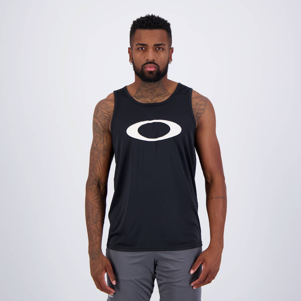 Regata Oakley Logo Tank III Preta Regata Oakley Logo Tank III Preta