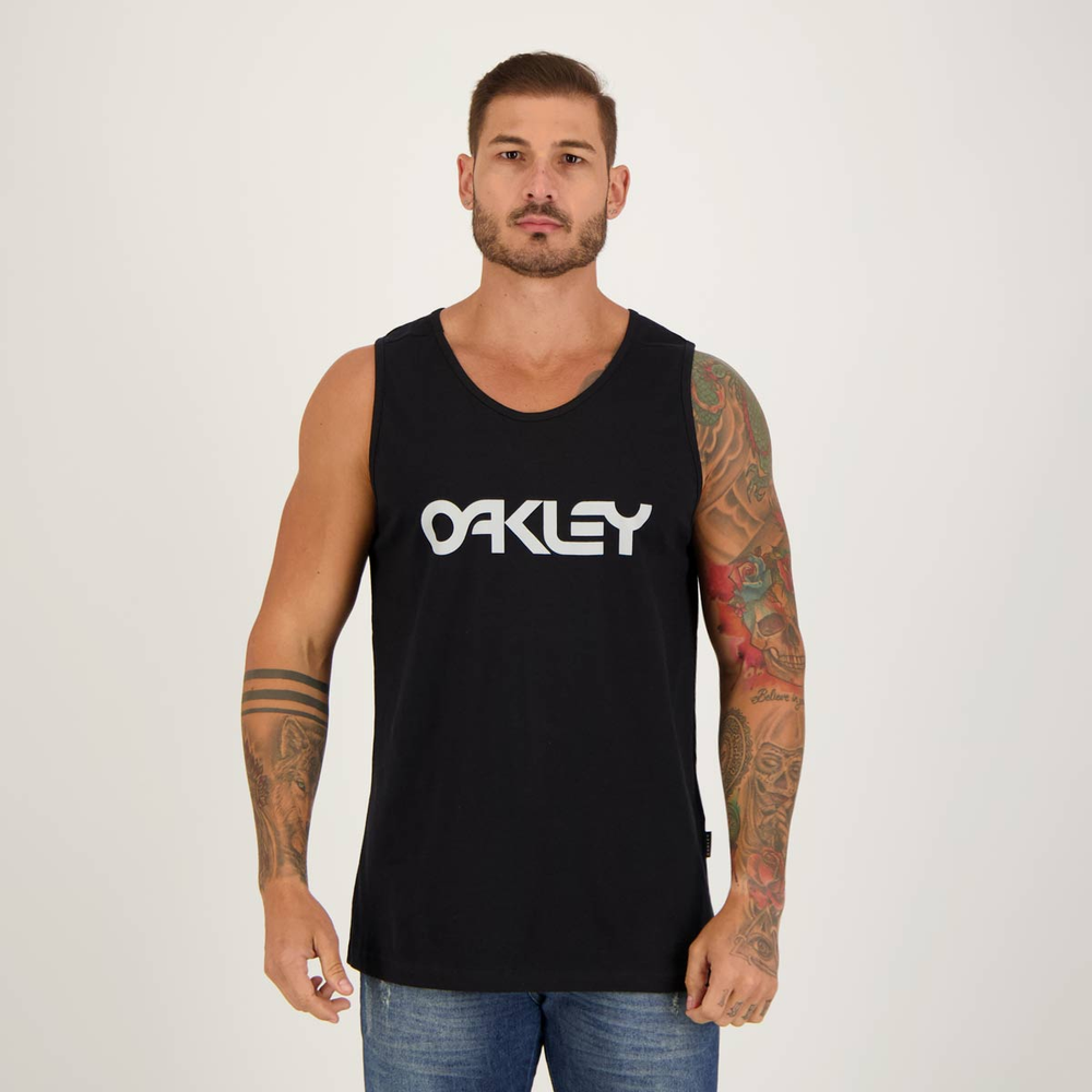 Regata Oakley Mark II Preta e Cinza Regata Oakley Mark II Preta e Cinza