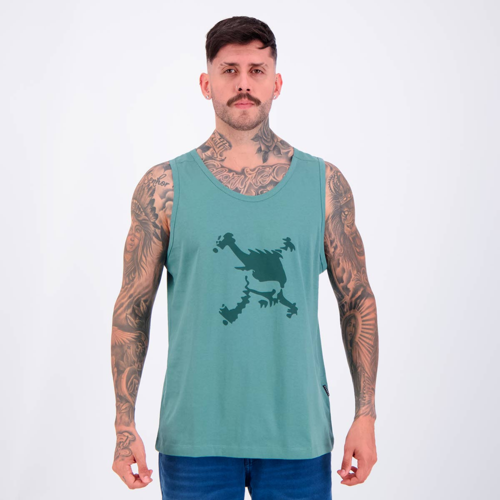 Regata Oakley Skull Heritage Tank Verde Regata Oakley Skull Heritage Tank Verde
