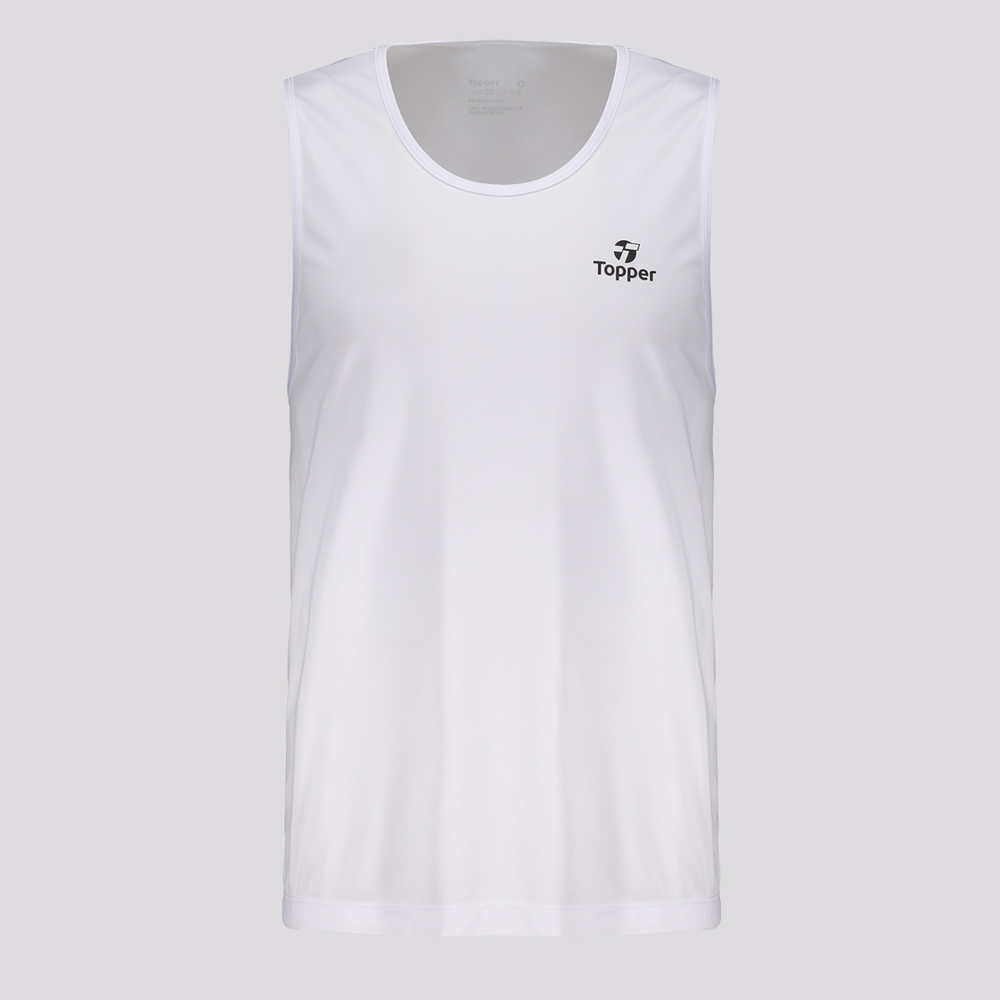 Regata Topper Classic Branca Regata Topper Classic Branca