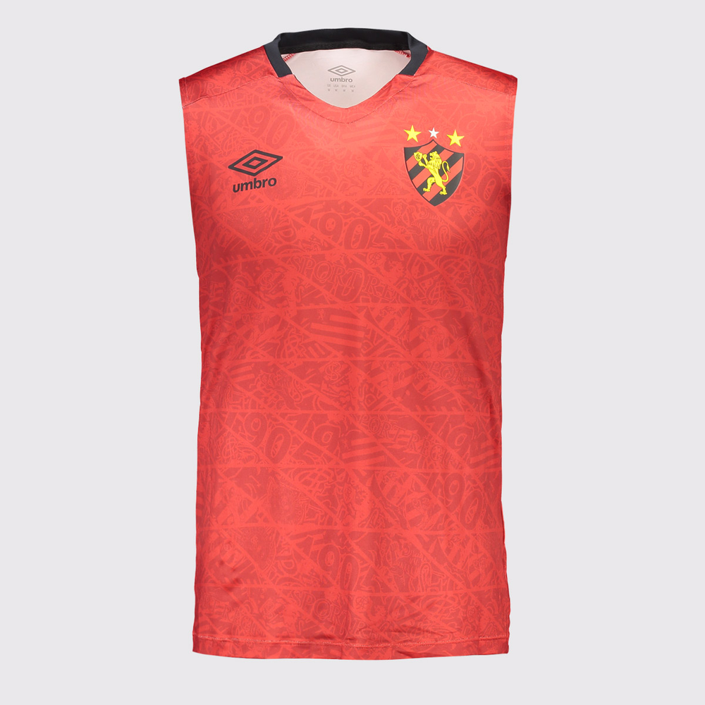 Regata Umbro Sport Recife Aquecimento 2025 Vermelha Regata Umbro Sport Recife Aquecimento 2025 Vermelha