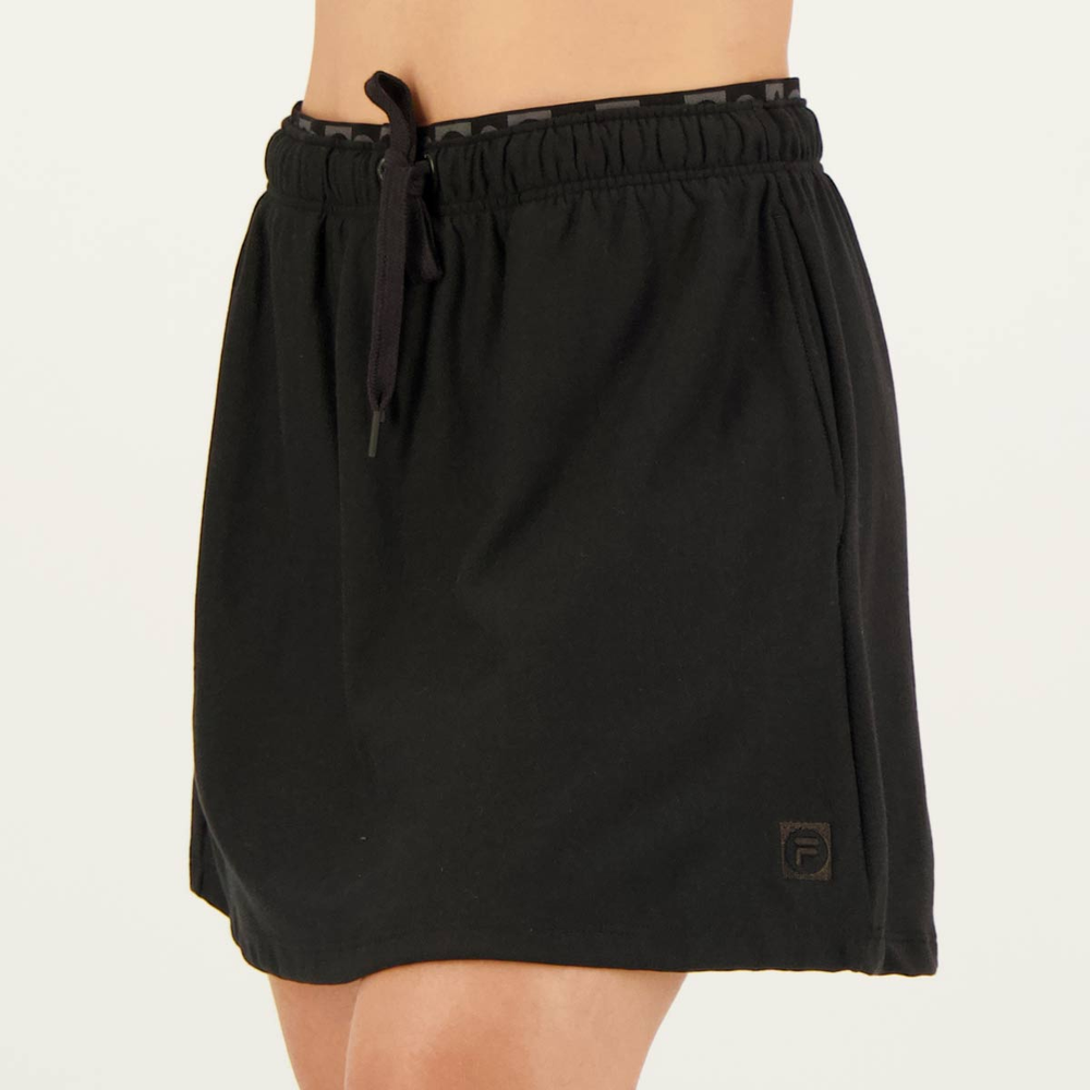 Saia Fila Elastic Feminina Preta Saia Fila Elastic Feminina Preta