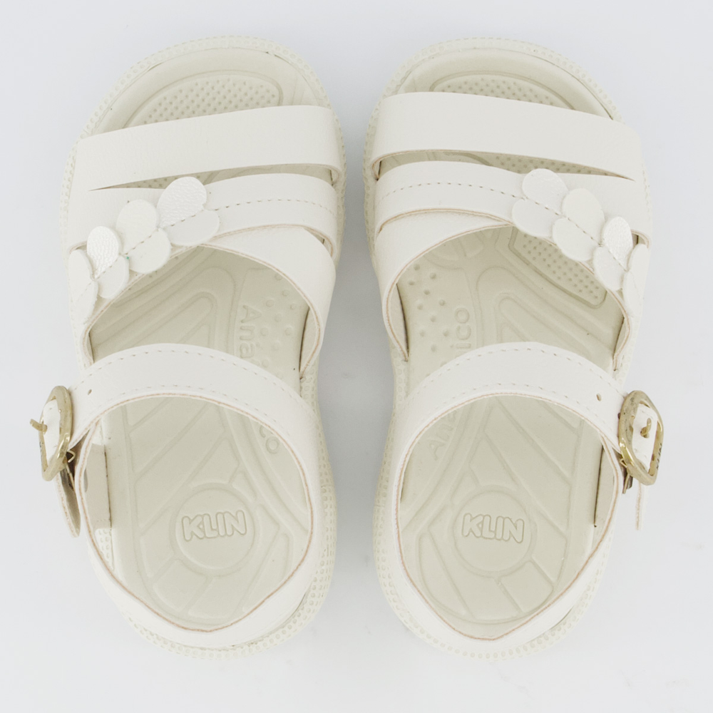Sandália Klin Tic Tac Casual I Infantil Off White Sandália Klin Tic Tac Casual I Infantil Off White