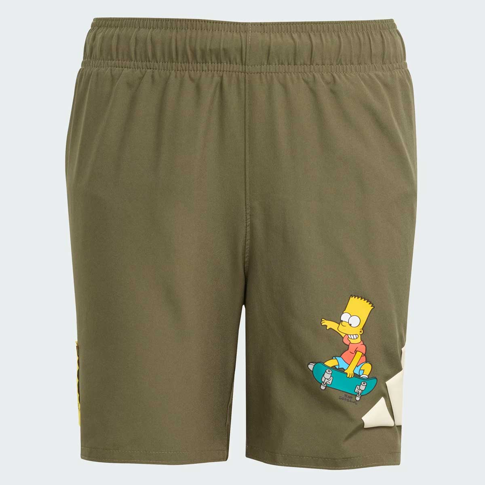 Shorts de Natação Adidas Simpsons Infantil Verde Oliva Shorts de Natação Adidas Simpsons Infantil Verde Oliva