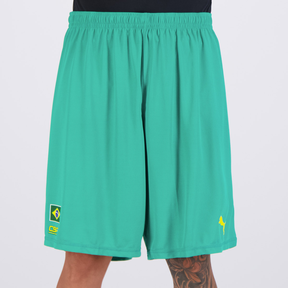 Shorts Puma Athletics Training Verde Shorts Puma Athletics Training Verde