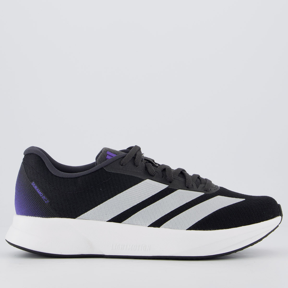 Tênis Adidas Duramo RC2 Preto e Prata