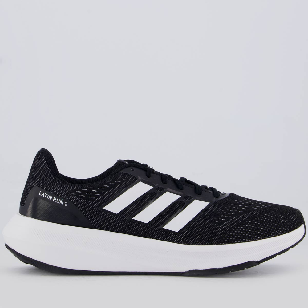 Tênis Adidas Latin Run 2.0 Preto e Branco
