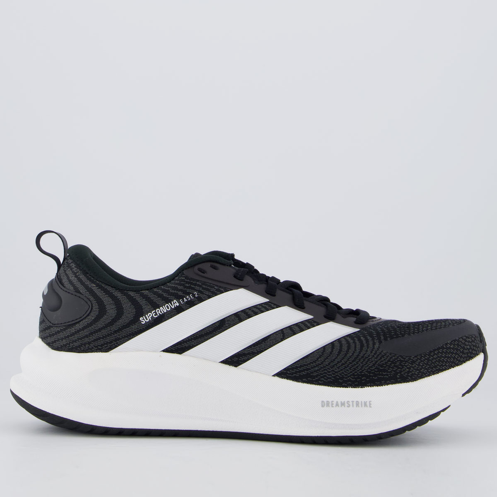 Tênis Adidas Supernova Preto e Branco
