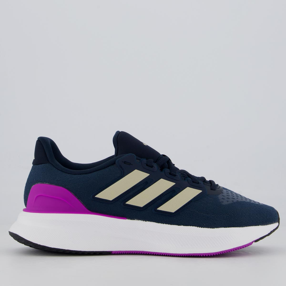 Tenis Adidas Ultrarun 5 Feminino Azul e Roxo
