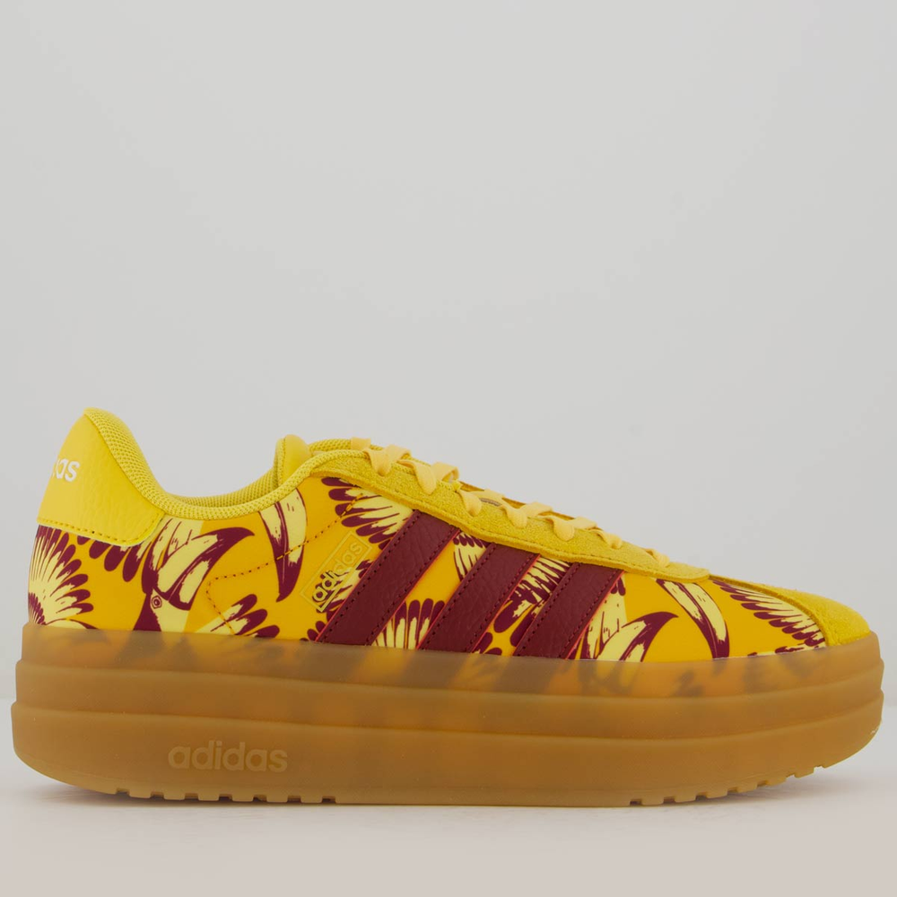Tênis Adidas VL Court Bold Farm Feminino Laranja Tênis Adidas VL Court Bold Farm Feminino Laranja