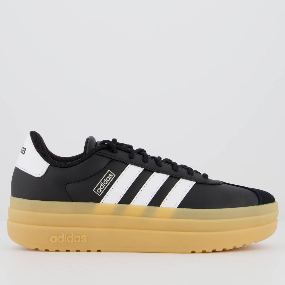 Tênis Adidas VL Court Bold Feminino Preto Tênis Adidas VL Court Bold Feminino Preto