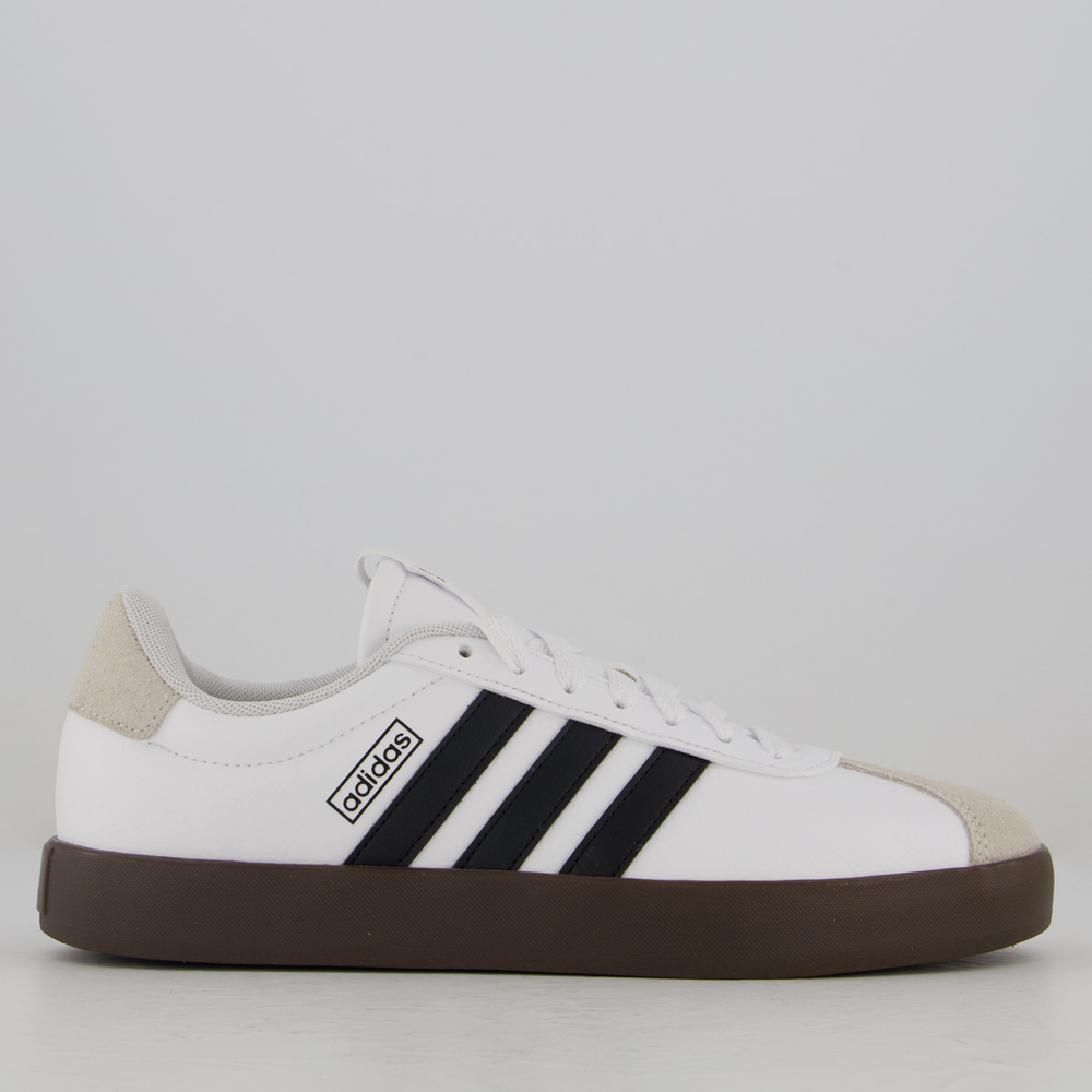 Tênis Adidas VL Court Feminino Branco e Preto