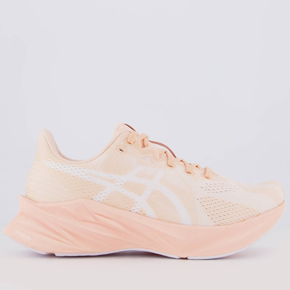 Tênis Asics Dynablast 5 Feminino Salmão e Branco Tênis Asics Dynablast 5 Feminino Salmão e Branco