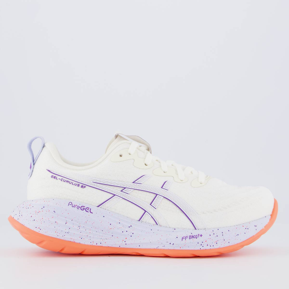 Tênis Asics Gel Cumulus 27 Tokyo Feminino Off White Tênis Asics Gel Cumulus 27 Tokyo Feminino Off White