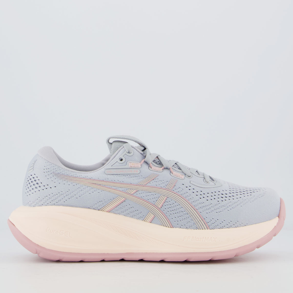 Tênis Asics Gel Cumulus 28 Feminino Azul e Rosa