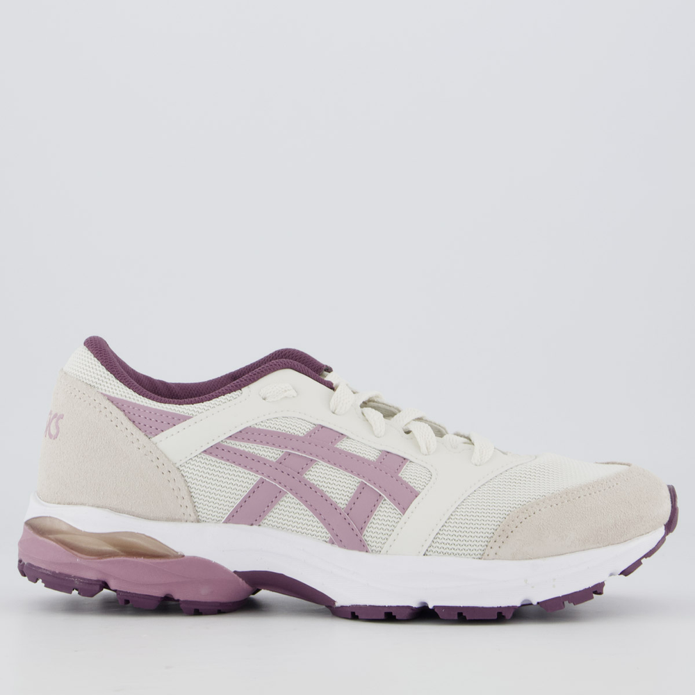 Tênis Asics Gel Takumi Feminino Off White e Rosa