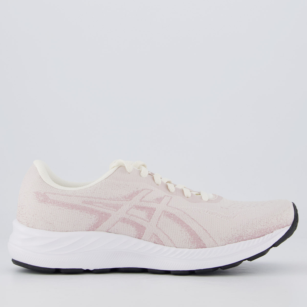 Tênis Asics Ugoki Feminino Off White e Roxo Tênis Asics Ugoki Feminino Off White e Roxo