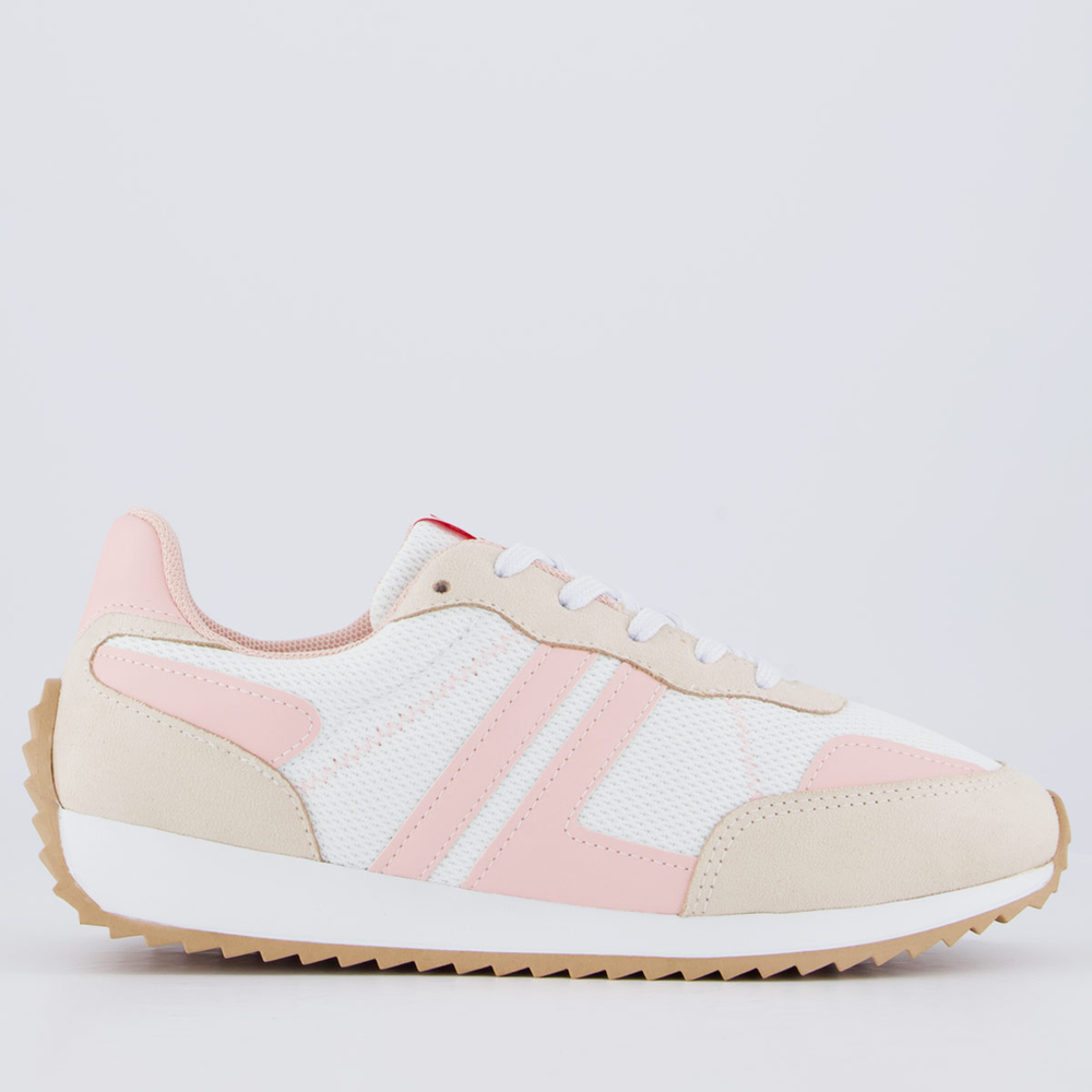 Tênis Chilli Beans Silver Feminino Branco e Rosa