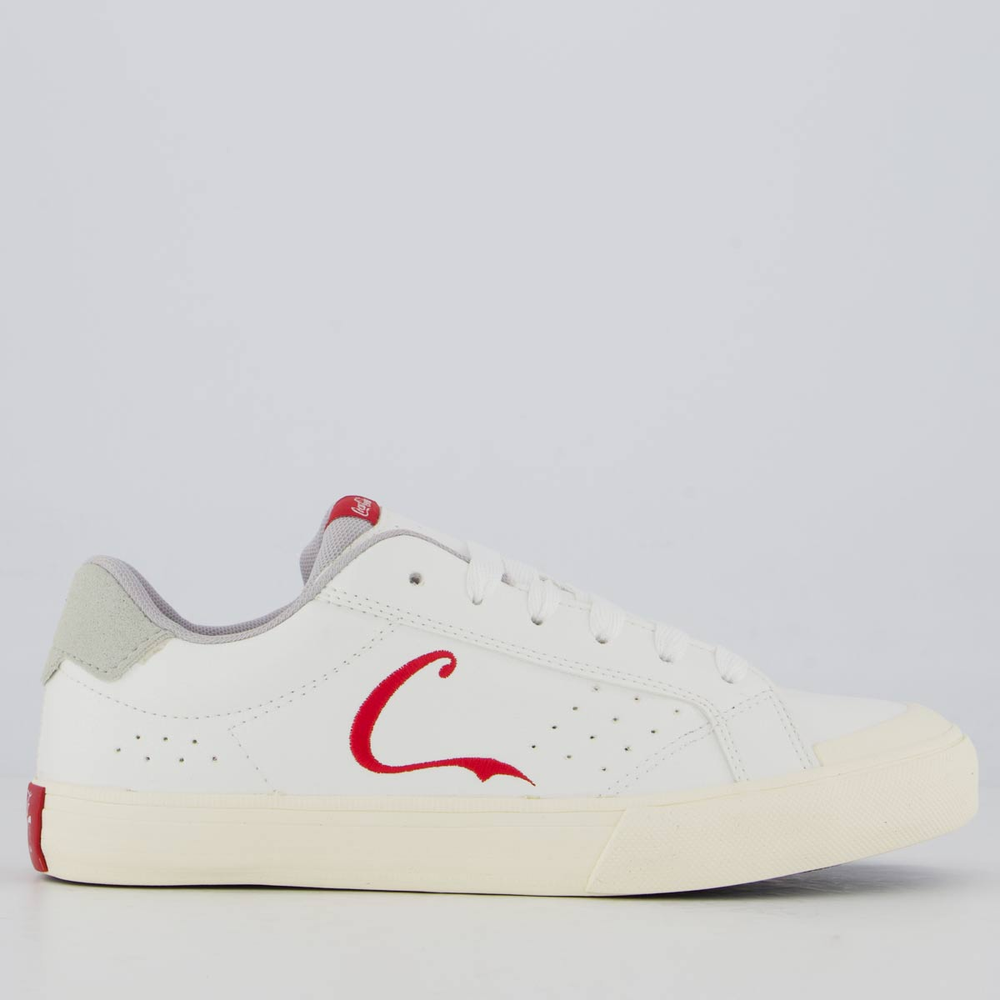 Tênis Coca Cola Aliance Town Feminino Branco e Vermelho