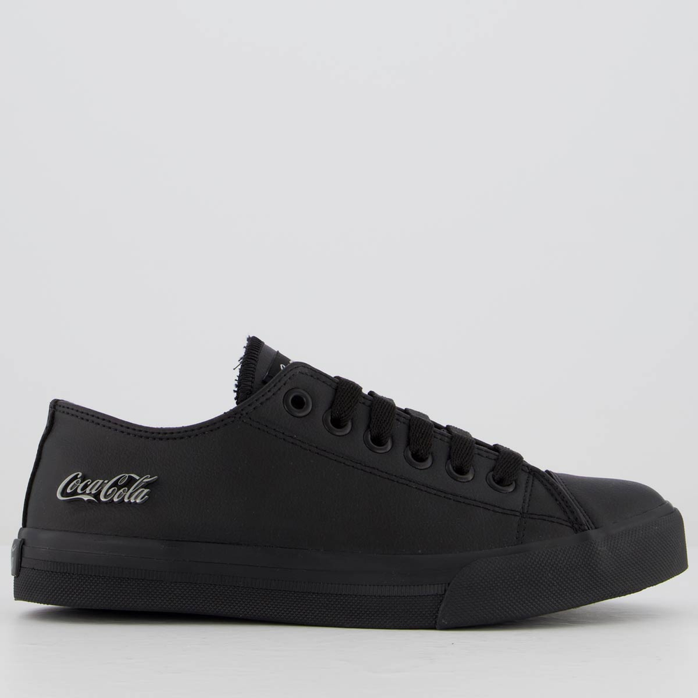 Tênis Coca Cola Basket Floater Low Feminino Preto