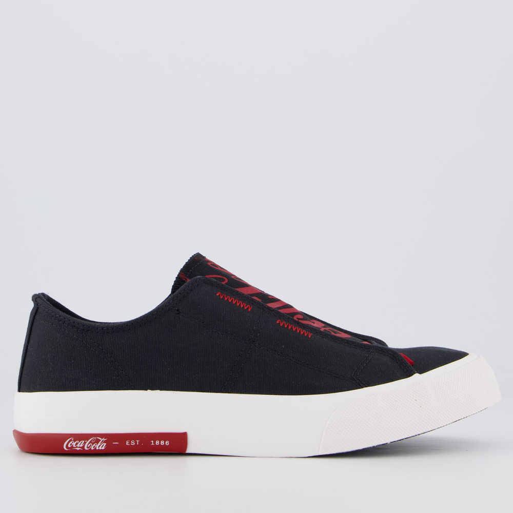 Tênis Coca Cola Daytona Easy Feminino Preto