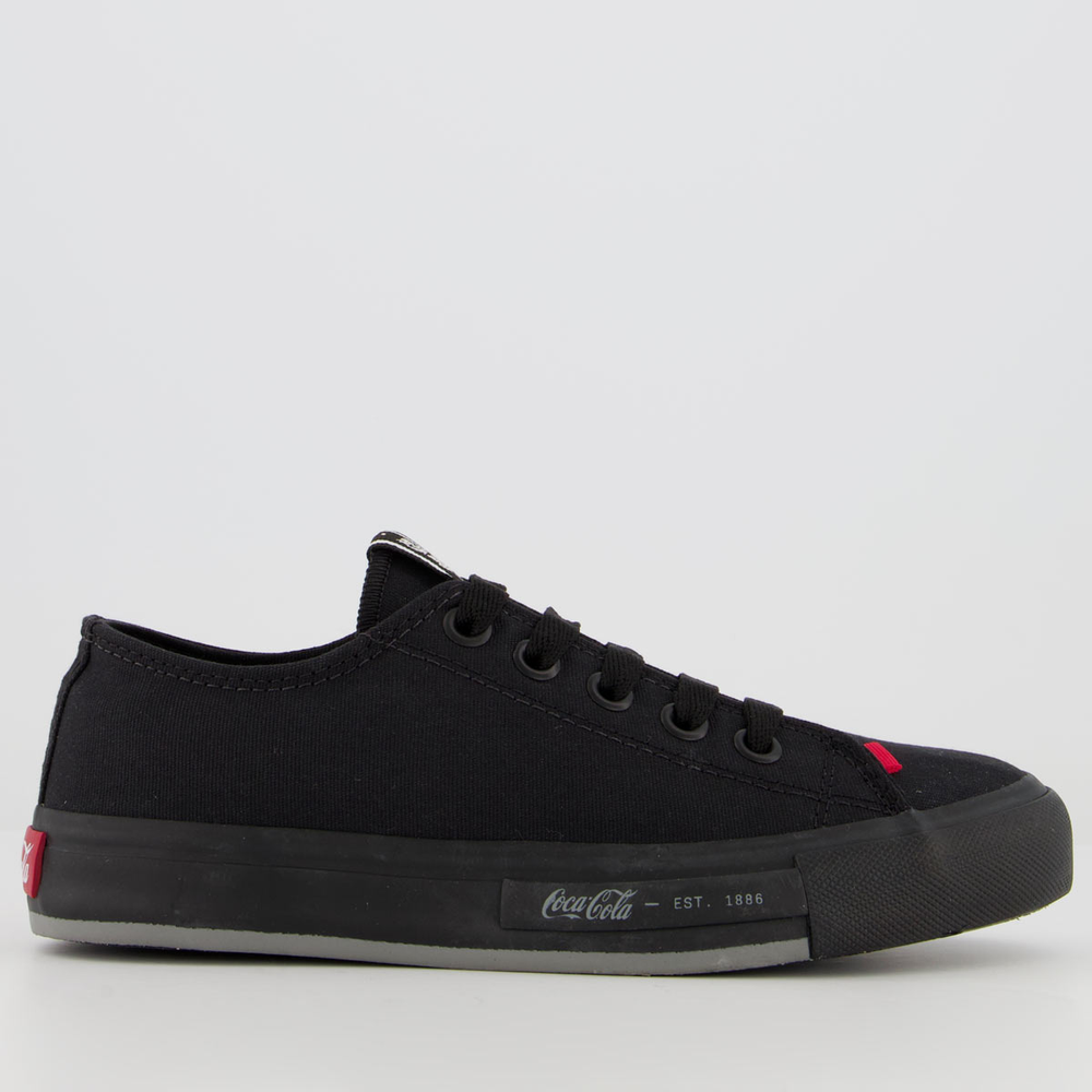 Tênis Coca Cola Daytona Feminino All Black