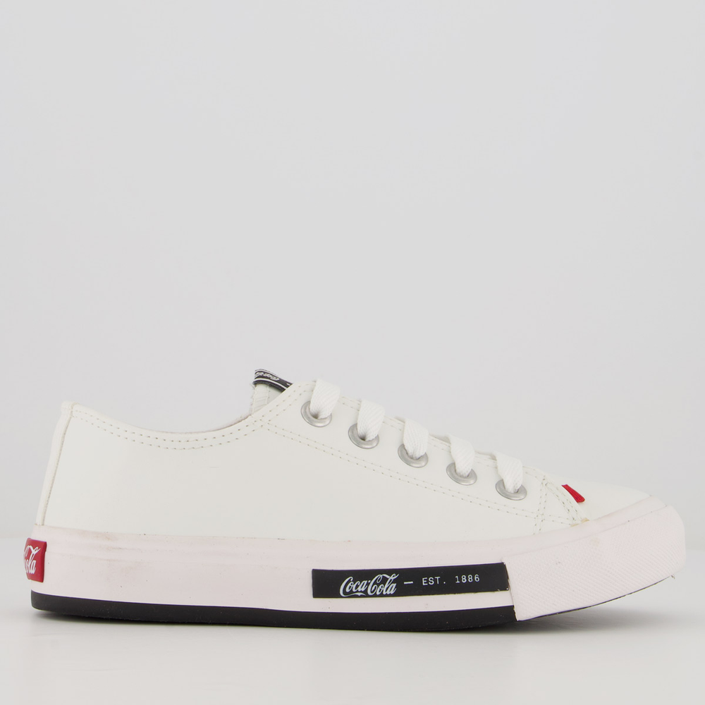 Tênis Coca Cola Daytona Town Feminino Branco