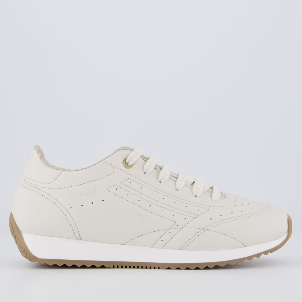 Tênis Coca Cola Eclipse Town Feminino Off White Tênis Coca Cola Eclipse Town Feminino Off White
