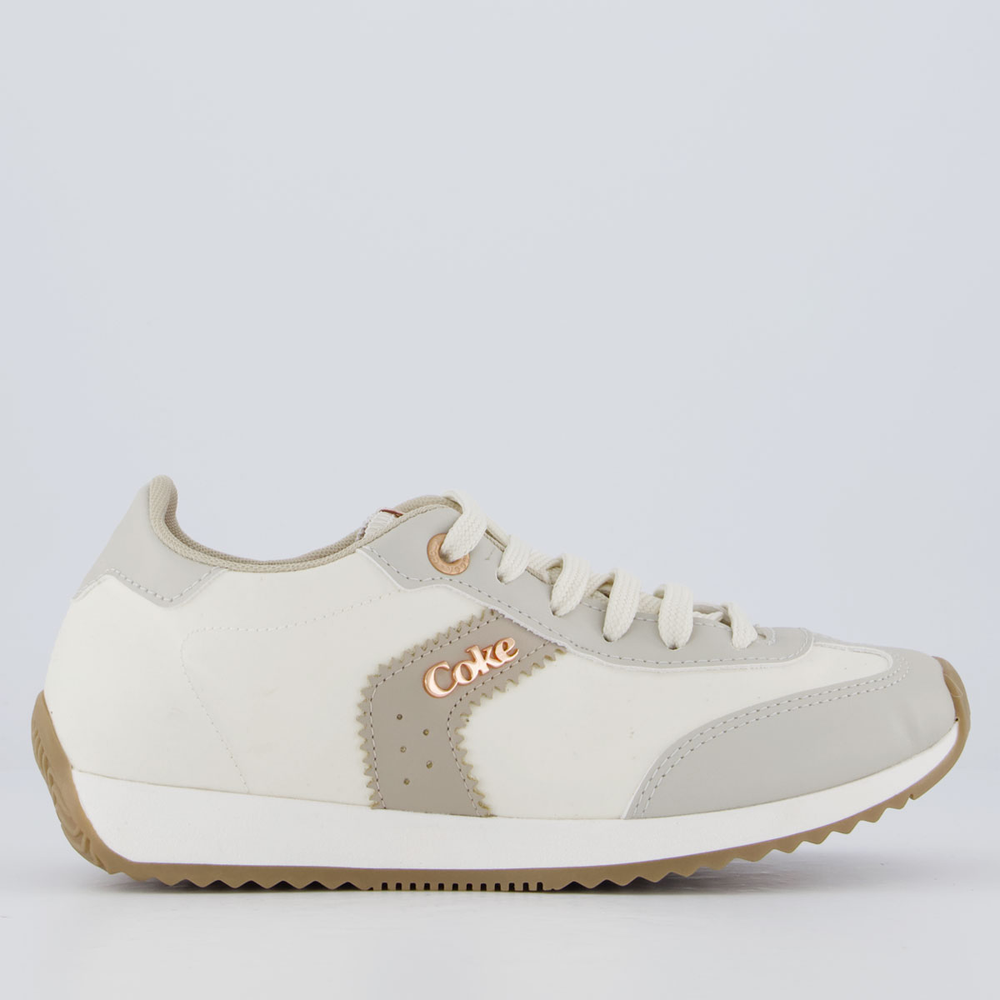 Tênis Coca Cola Eclipse Wave Feminino Off White Tênis Coca Cola Eclipse Wave Feminino Off White