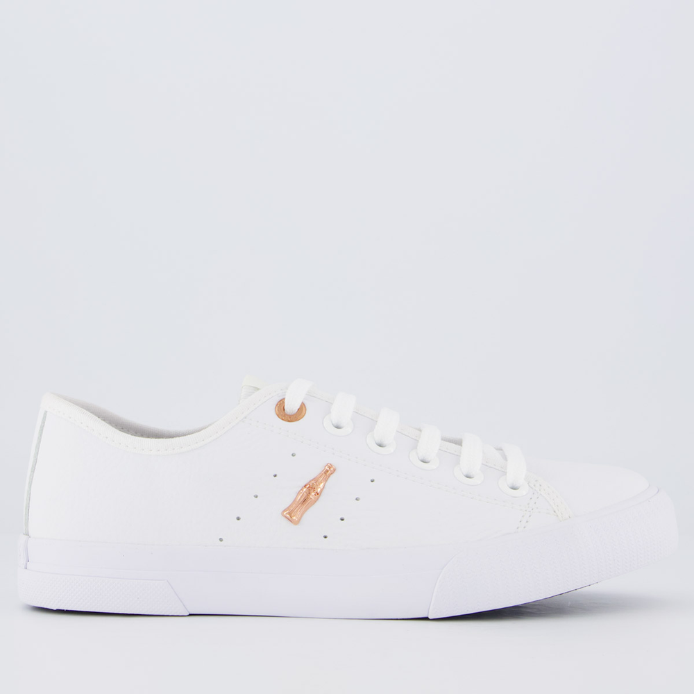 Tênis Coca Cola Flow Town Feminino Branco Tênis Coca Cola Flow Town Feminino Branco