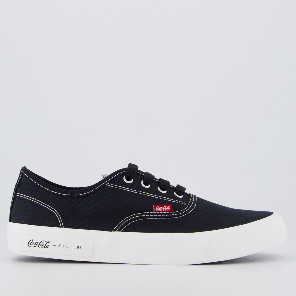Tênis Coca Cola Kick Summer Feminino Preto