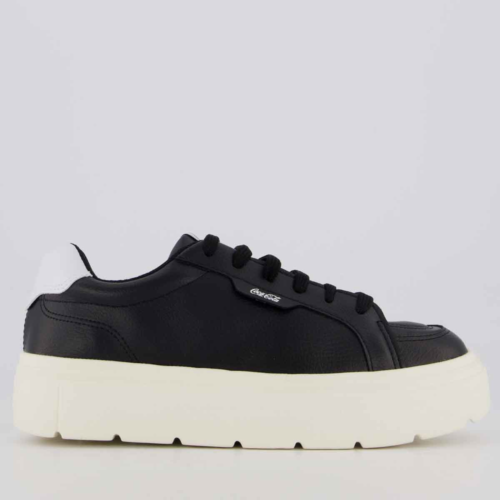 Tênis Coca Cola Lumi Town Feminino Preto