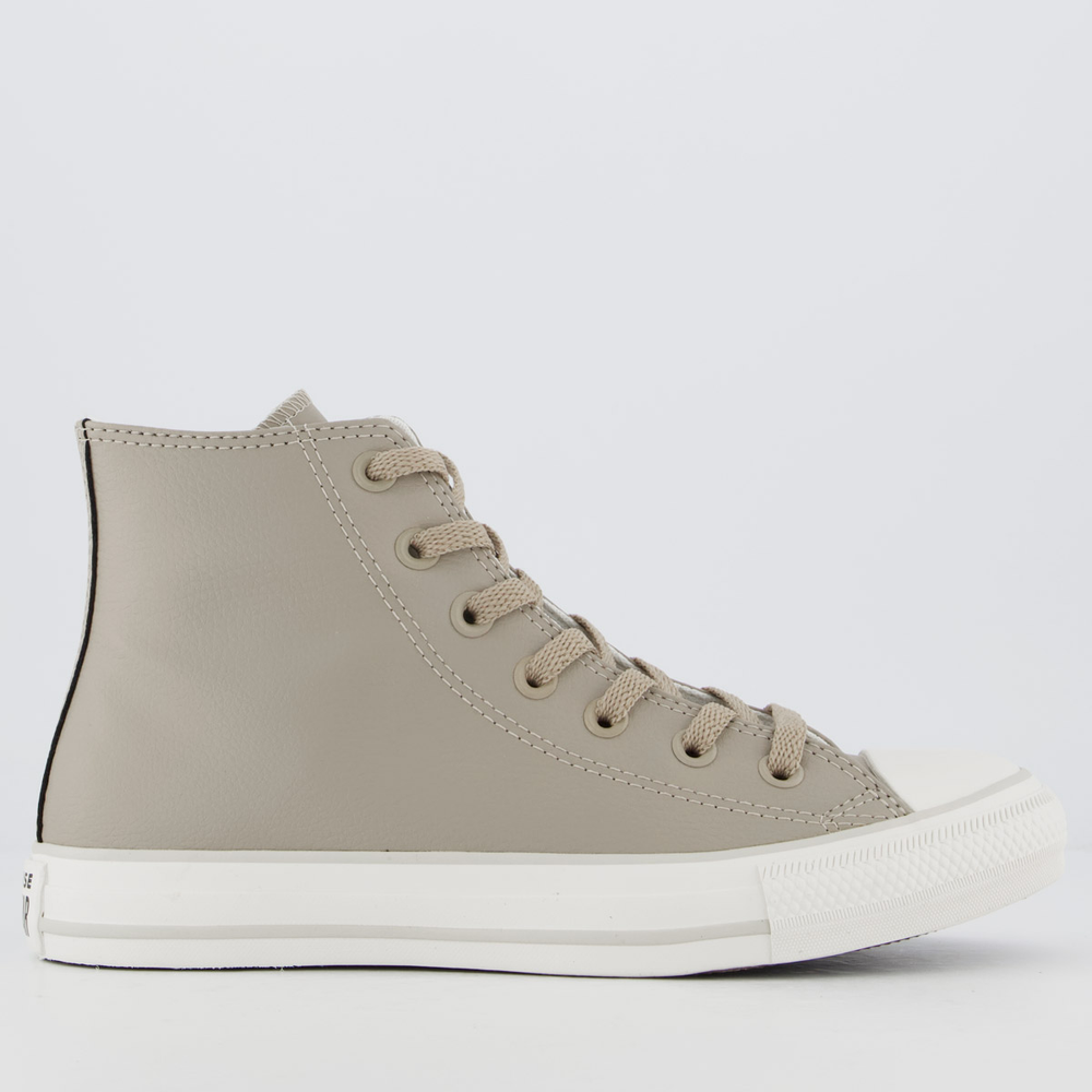 Tênis Converse All Star Chuck Taylor Sintetico Cano Médio Feminino Bege