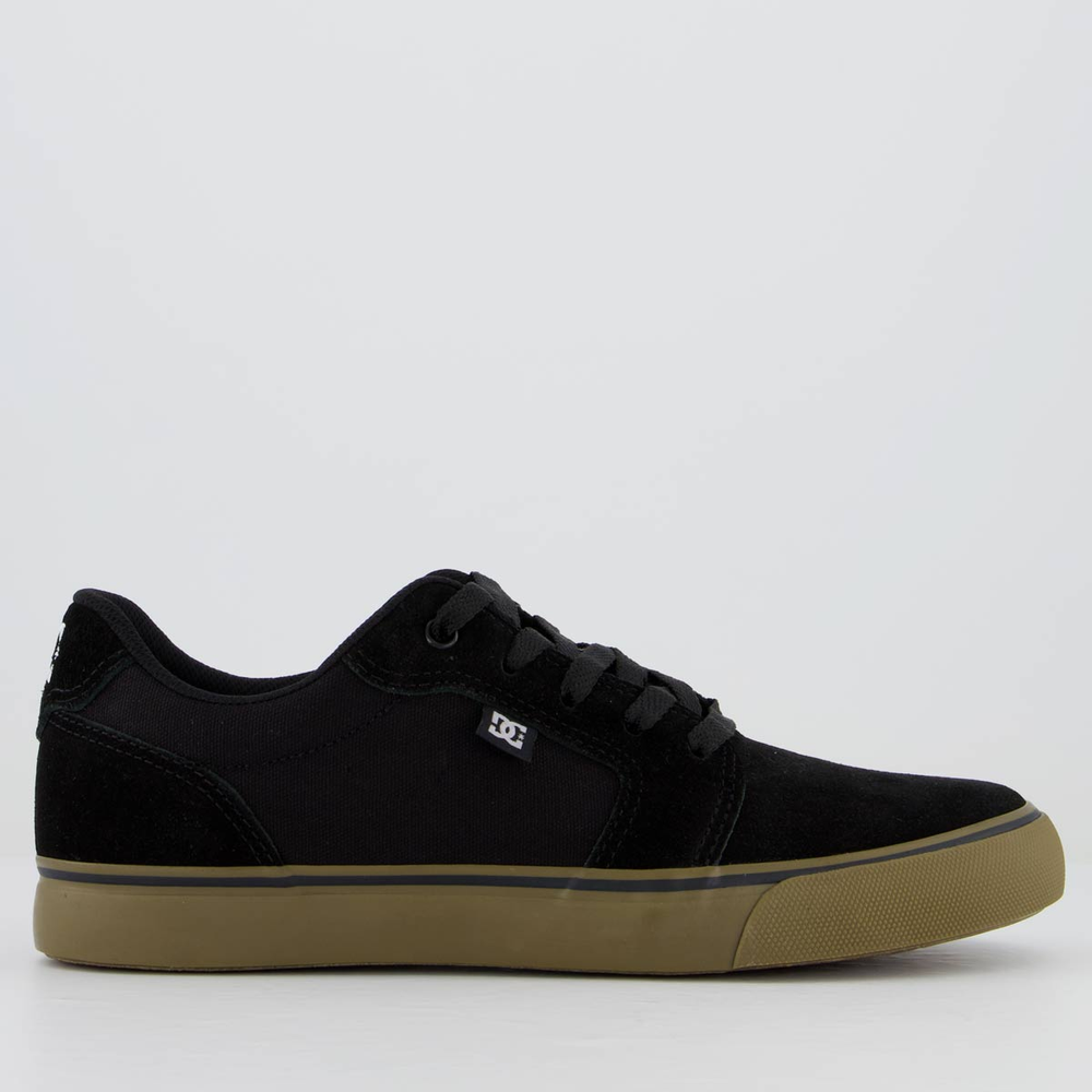 Tênis DC Anvil LA Preto e Marrom Tênis DC Anvil LA Preto e Marrom