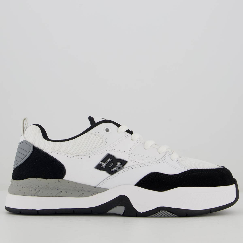 Tênis DC Ascend S Imp Branco e Preto Tênis DC Ascend S Imp Branco e Preto