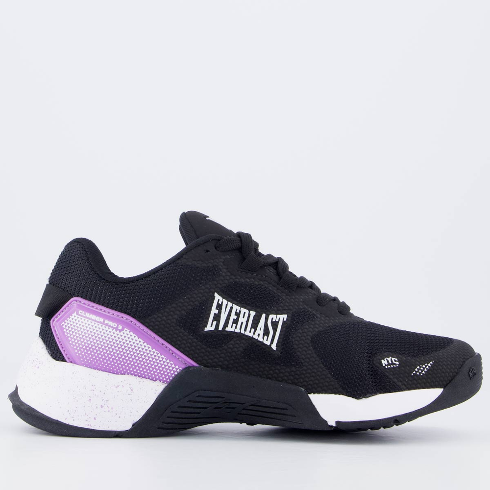 Tênis Everlast Climber Pro 3 Feminino Preto e Lilás