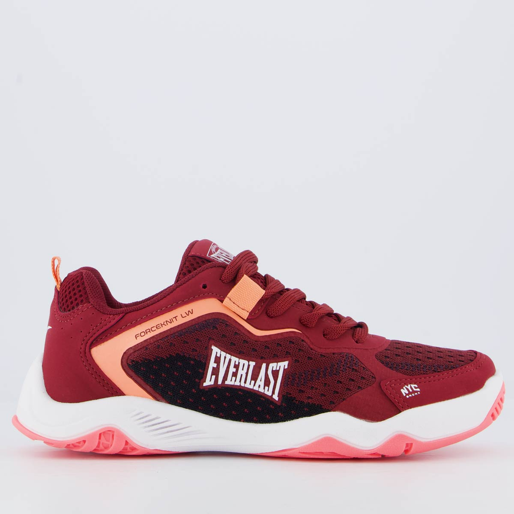 Tênis Everlast Forceknit Low Feminino Bordô