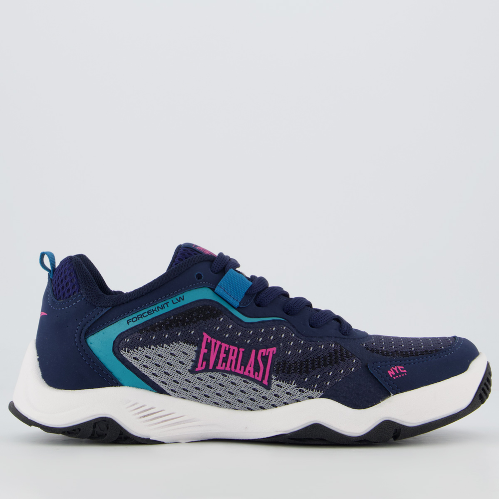 Tênis Everlast Forceknit Low Feminino Marinho e Rosa