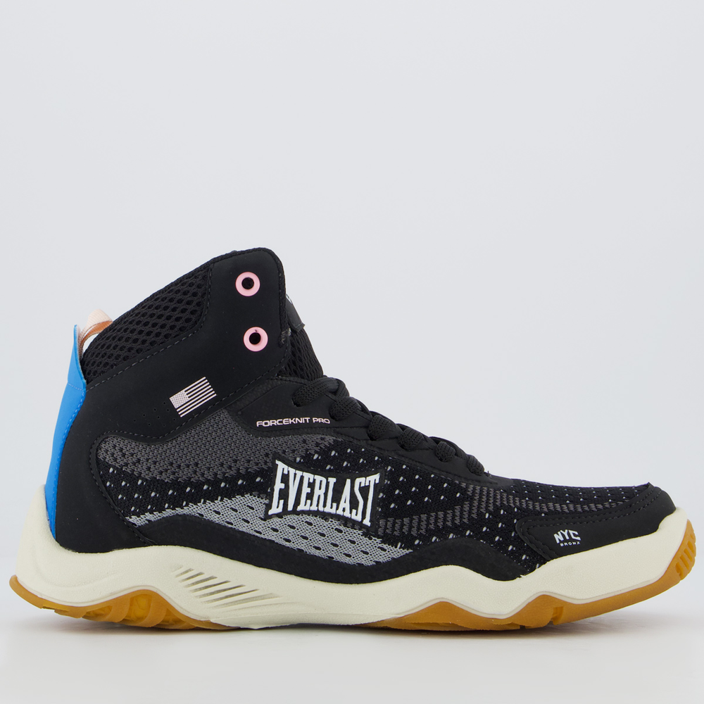 Tênis Everlast Forceknit Pro Feminino Preto e Bege