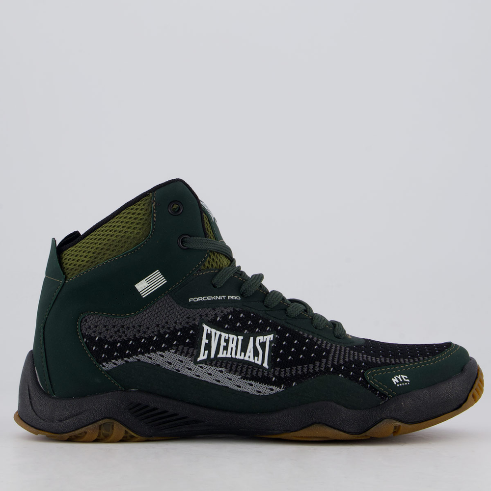 Tênis Everlast Forceknit Pro Verde e Preto