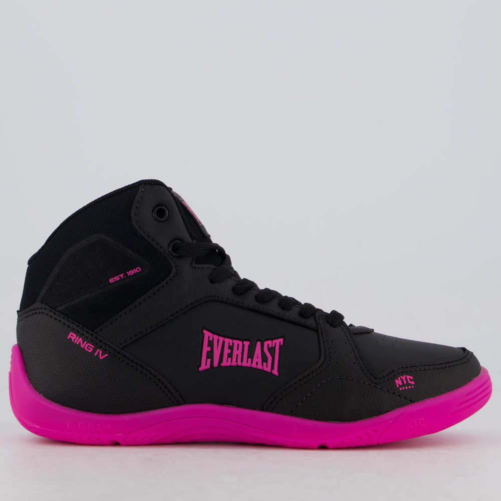 Tênis Everlast Ring 3 Feminino Preto e Rosa
