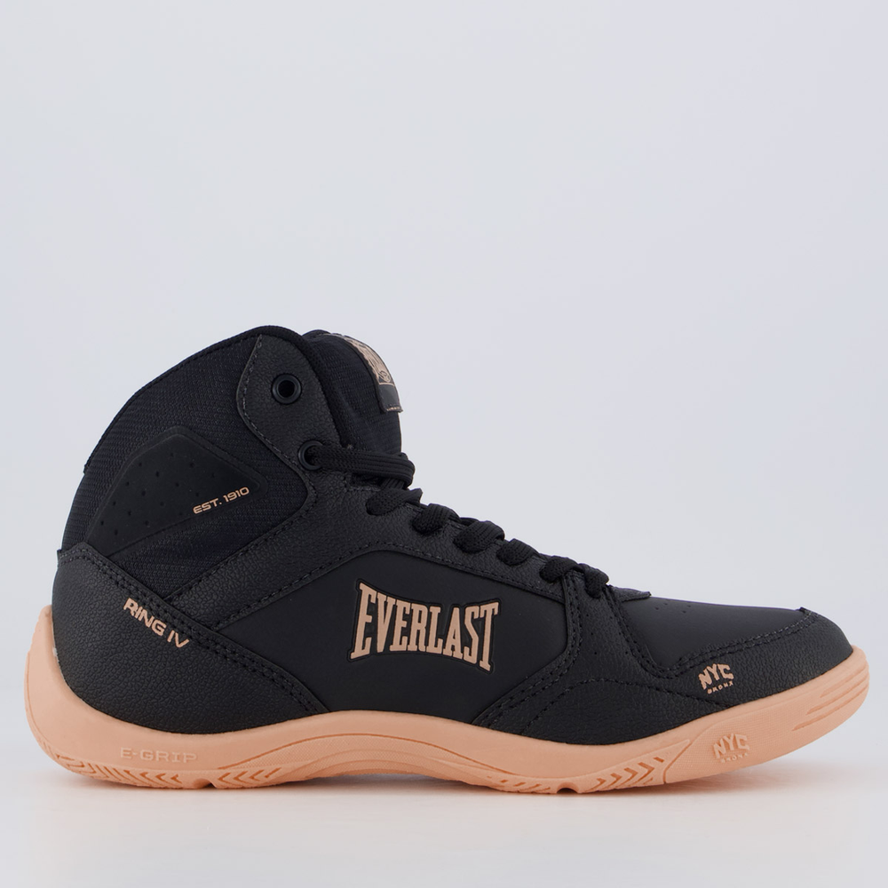 Tênis Everlast Ring 4 Feminino Preto e Rosa