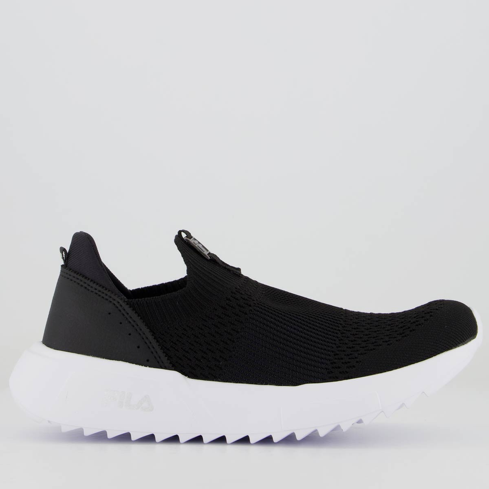 Tênis Fila Calzini II Feminino Preto e Branco